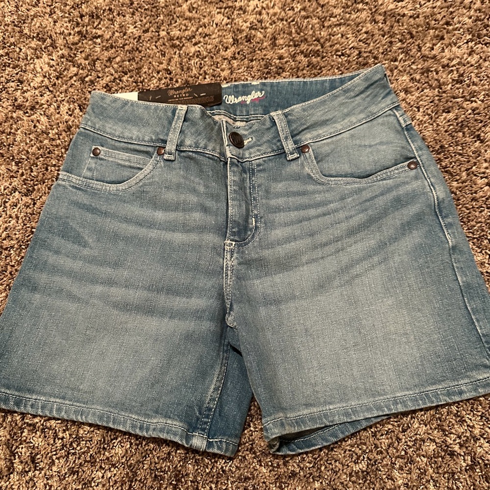 Wrangler Women's Light Blue Jean Shorts